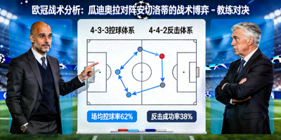 欧冠战术分析：瓜迪奥拉对阵安切洛蒂的战术博弈 - 教练对决